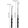 Telescopic Warm Up Golf Swing Trainer Telescopic Golf Club Golf Training Grip Correcting Gesturer Portable Training Aid