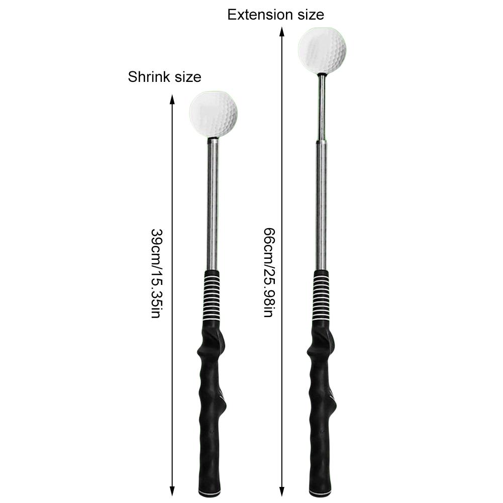 Telescopic Warm Up Golf Swing Trainer Telescopic Golf Club Golf Training Grip Correcting Gesturer Portable Training Aid