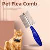 Stainless Steel Pet Massage Comb Easy Cleaning Pet Grooming Brush Pet Hair Comb  Dog Cleaning