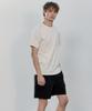BASIC HOUSE Cool Sorona Regular Fit Round Neck Short Sleeve T-Shirt Ivory Lzts3107