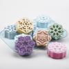Christmas Snowflake Soap Mold Silicone Aroma Gypsum Plaster Resin Mould DIY Candle Supplies