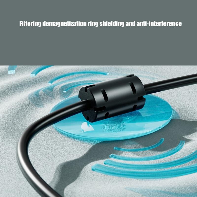 High Performances VGA Connectors Cable Builts In EMIs Protections Ensures Stable Signals for Home Theater Systems