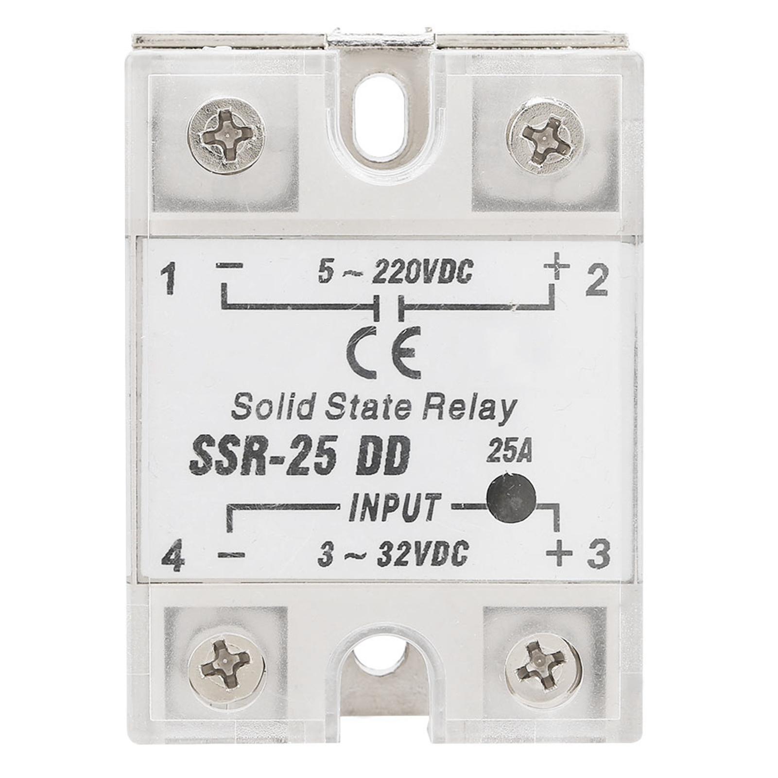 

SSR25 DD 25A 5220VDC Твердотільні реле для промислової автоматизації