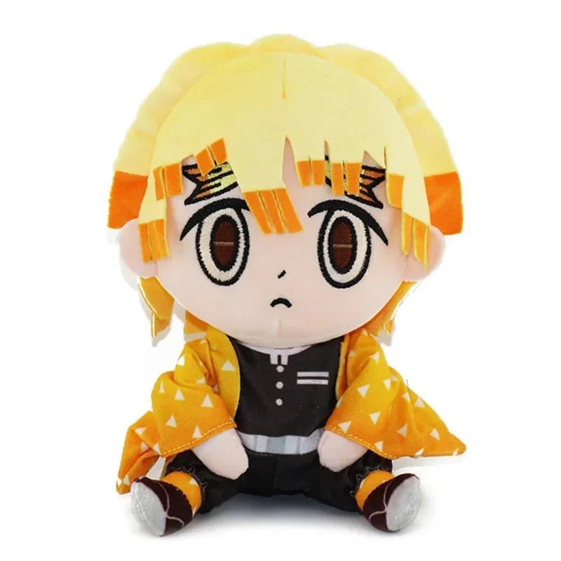 20cm Demon Slayer: Kimetsu no Yaiba Plush Stuffed Doll Iguro Obanai Shinazugawa Sanemi Cute Cosplay Pillow Toy