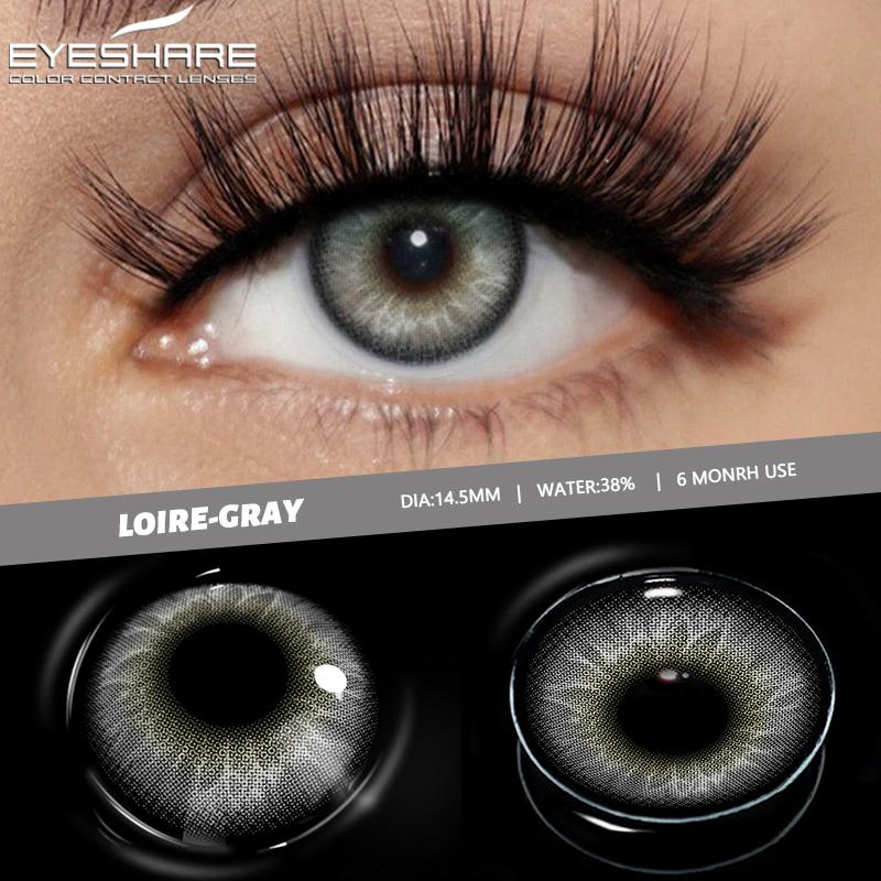 AMARA Color Contact Lenses For Eyes Brown Color Lens Eyes Colored Contacts Lenses Colored 2pcs Yearly Makeup Beauty Pupil