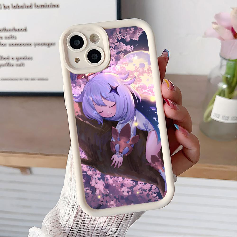 

Game GI Paimon Thicken TPU Mobile Phone Case for iPhone 17 16 15 14 13 12 11 Air Pro Max Plus Colorful Cover iPhone 13 Pro Max