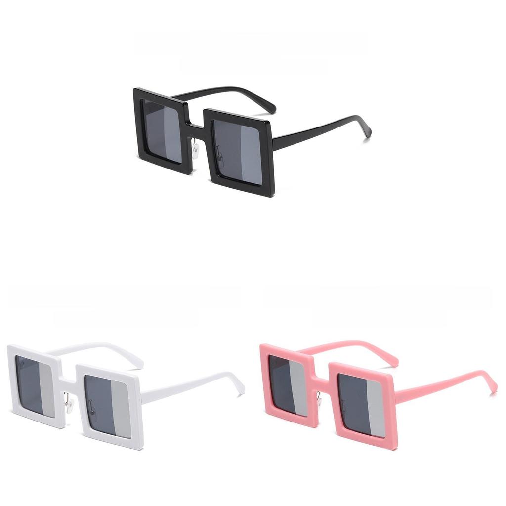 Stylish Square Glasses With Pc Frame And Silver Colored Lenses For Fashionable Streetwear And Events