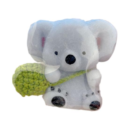 Quetschspielzeug mit Cartoon-Koala, handgefertigt, Stressabbau, sitzender Koala, sensorisches Kneifspielzeug, Kinder, Teenager, Erwachsene, weicher Stressball, Tier-Zappelspielzeug