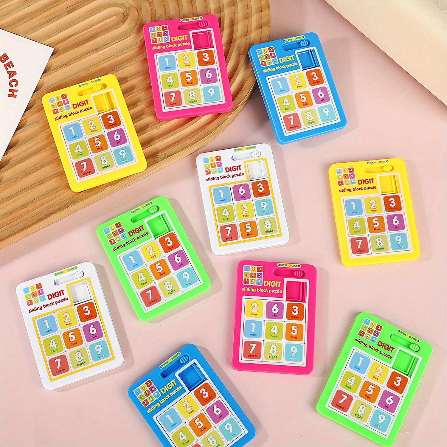 

10 шт. Цифровая пятнашка, наборы для вечеринок, Подходит для праздничных подарков, дней рождения и подарков для вечеринок Случайный стиль 10pcs