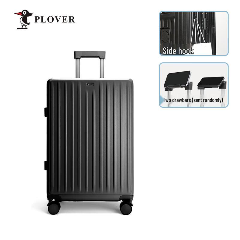 Plover GD2713-A Unisex Aluminum Frame PC Hardside Luggage 24 Inch