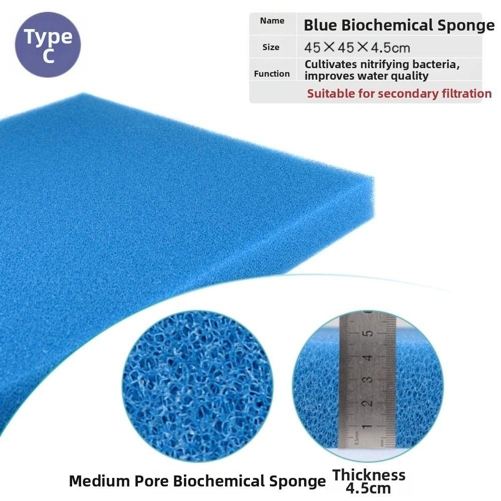 Reusable Fish Tank Filter Easy to Use Filter Sponge Durable Filter Cotton  Aquarium Use