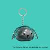 Rabbit Hair Storage Box Pendant Keychain Pet Hair Keepsake Box Pet Memorial Collection Box Bag Pendant Diy Decoration Gift