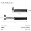 Mini Aluminum Alloy Bicycle Pump Portable Silver Pump Road Mountain Bike Pump Riding Tire Filling Pump Riding Equipment Outdoor