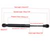 2pcs 200/250/320/380N 195mm 8mm Car Gas Strut Bars Gas Spring Hood Support Rod Shock Lift for RV Bed Window Bus Caravans