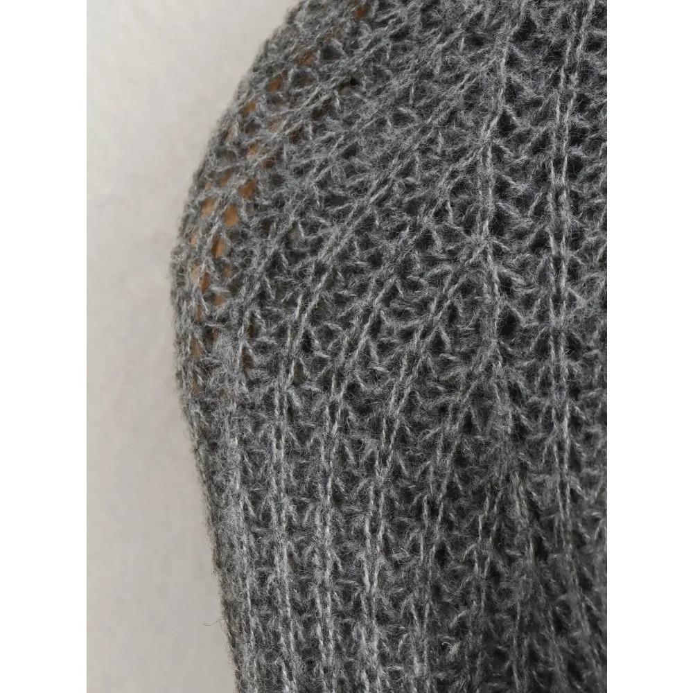 Autumn Women Fashion Pullovers Trend Knitting Butterfly Collar Slim Sweaters Woman England Style Female Sweater Top