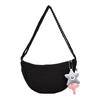 New Sweet and Cute Canvas Bag Trendy Simple Dumpling Bag Student Bag Versatile Bag