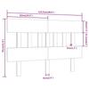 Headboard Honey Brown 123.5 x 3 x 81 cm Solid Pine Wood