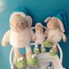 Cute Plush Hooded Sheep Doll For Kids Soft And Snuggly Sleepy Sheep Toy