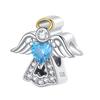 Ahthen Copper Bead Charms Angels Love Dangle Charm Fit Snake Chain Bracelets Necklaces for Women Jewellery Making