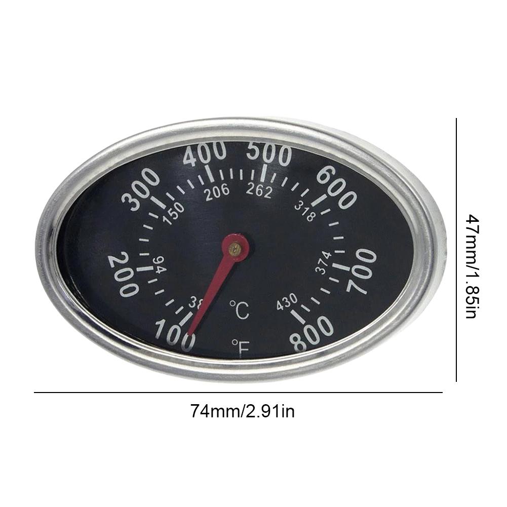 

Сменный датчик температуры гриля, датчик температуры для гриля, газовый гриль, духовка, термометр для готовки, металлический индикатор нагрева для духовки/барбекю CHINA