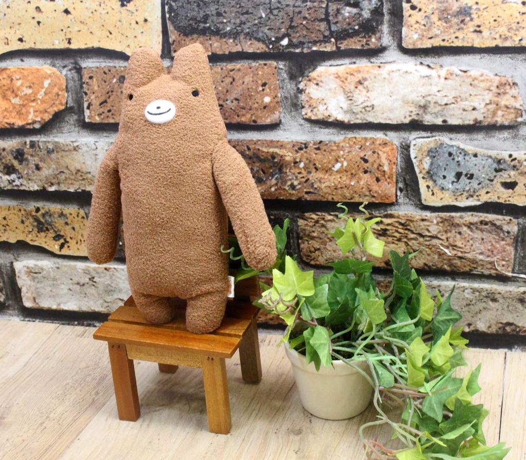 Shinada Fumofumo-san Mamomo Brown (M) 10 X 5 X 20cm Plush Toy Animal Goods FMRG-0078B