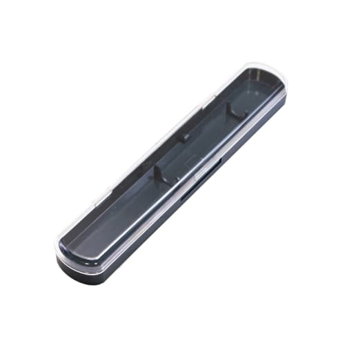 Sunny Life Design Chopsticks and Spoon Combo Set for Lunch Boxes, Dishwasher Safe, TAB.LAB Tip, Antibacterial Finish, Navy, Made In Japan