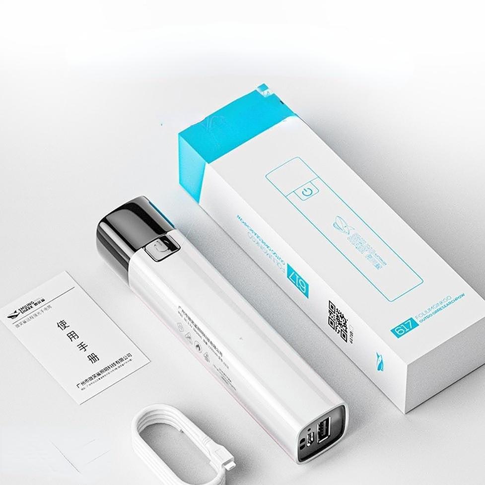 Lommelykt med USB-ladekabel Ultra Bright LED liten lommelykt, 3 lysmoduser, mini, 2 i 1