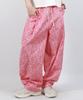 Deumakeu M Paisley Side One Tuck Curved Wide Pants Red