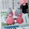 Cute Xmas Tree Heart Star Candle Mold 3D Abstract Resin Epoxy Casting Molds for Party Decor Ornament Aromatherapy Mold