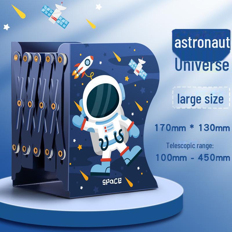 

Регулируемая металлическая подставка для книг с настольным хранилищем