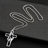 Hollow Prayer Hands Cross Pendant, Car Interior Decoration Accessory, Rearview Mirror or Window Display, Religious Symbol