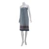Simple Geometric Border Golf Gown Vgn7182l