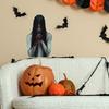 Halloween Night Light Wall Decal With Blood Handprint Pvc Material For Home And Commercial Spaces