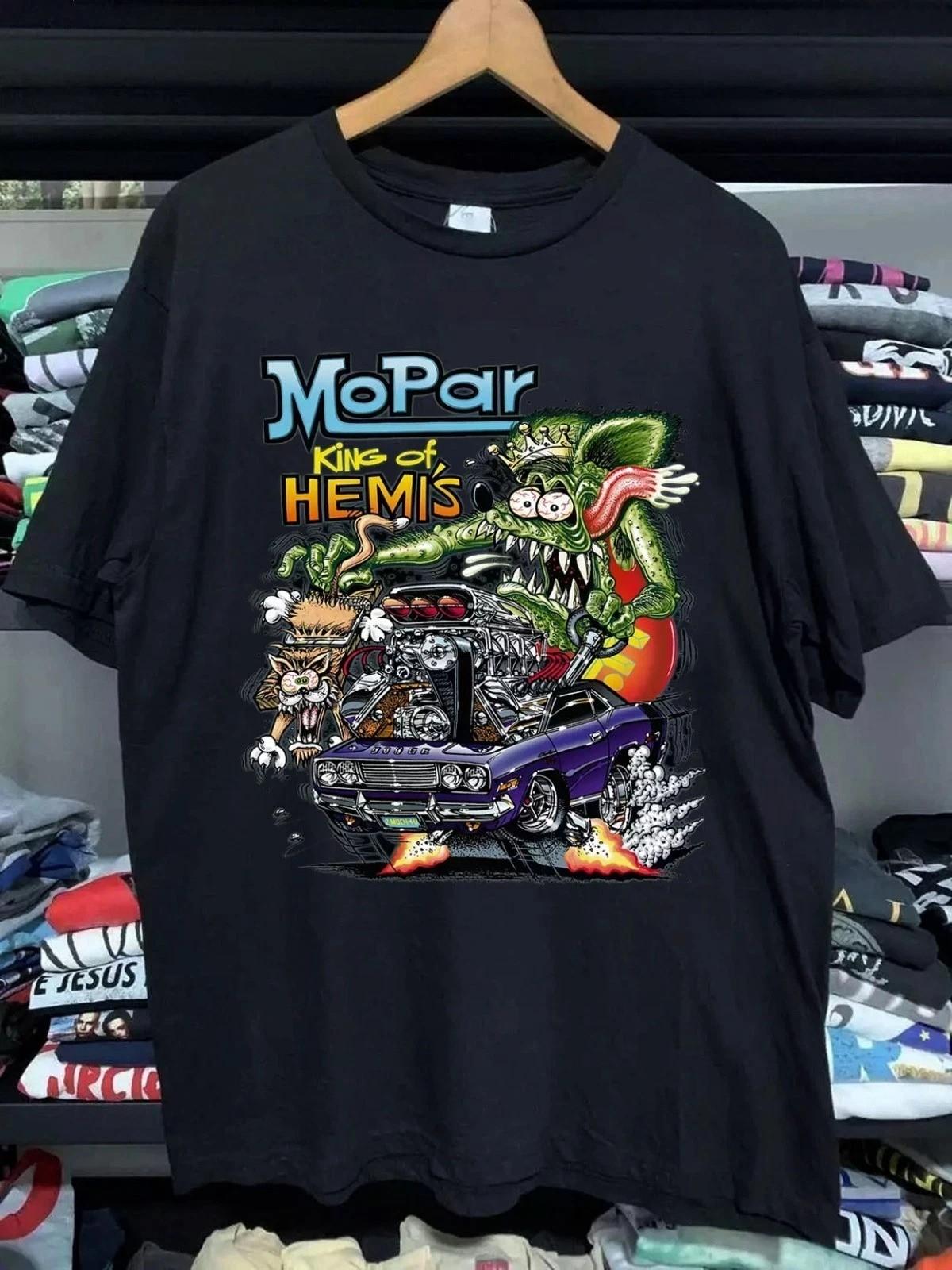 Графическая футболка MoPar King of Hemis Стиль плаката 2025 2XL