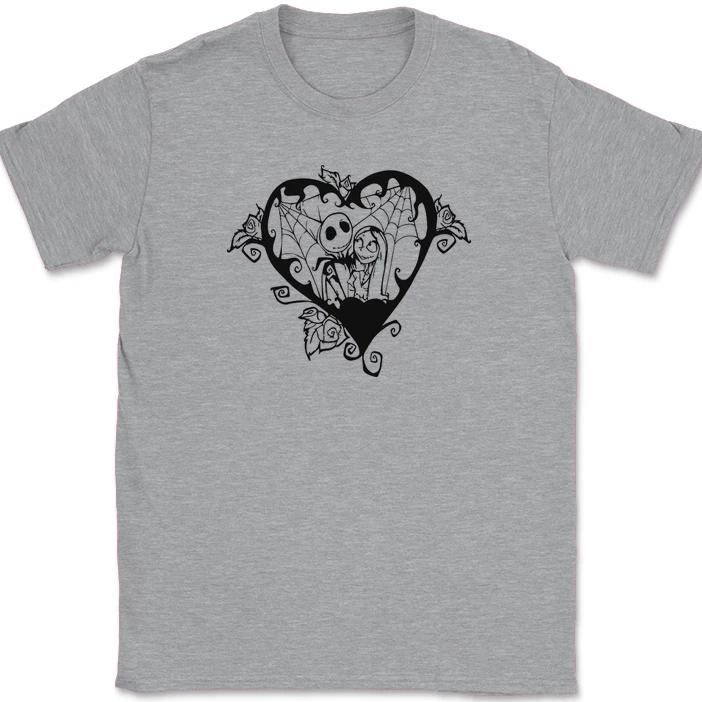

Nightmare Love T-Shirt Funny Halloween Fall Skull Witch Spooky Tee L