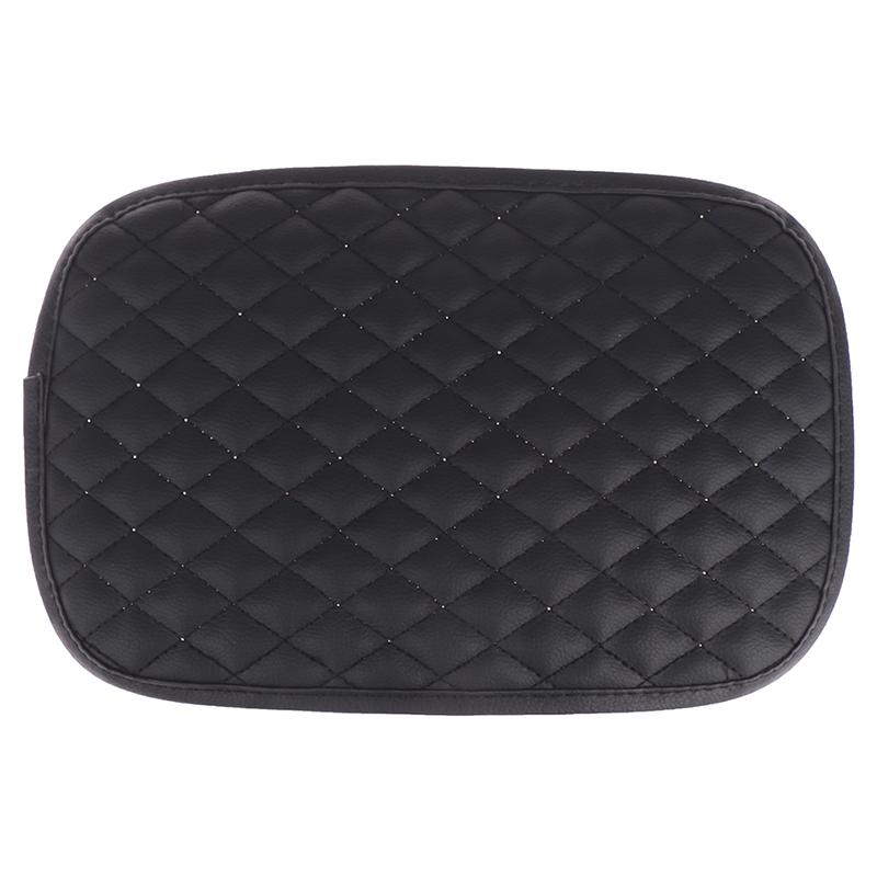 Universal Car Armrest Cushion Cover Center Console Box Pad Leather Protector