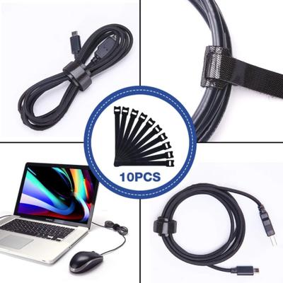 Data Cable Cable Management Sleeve Computer with Zipper Network Cable Organizer for PC Neoprene Cable Wire Protector