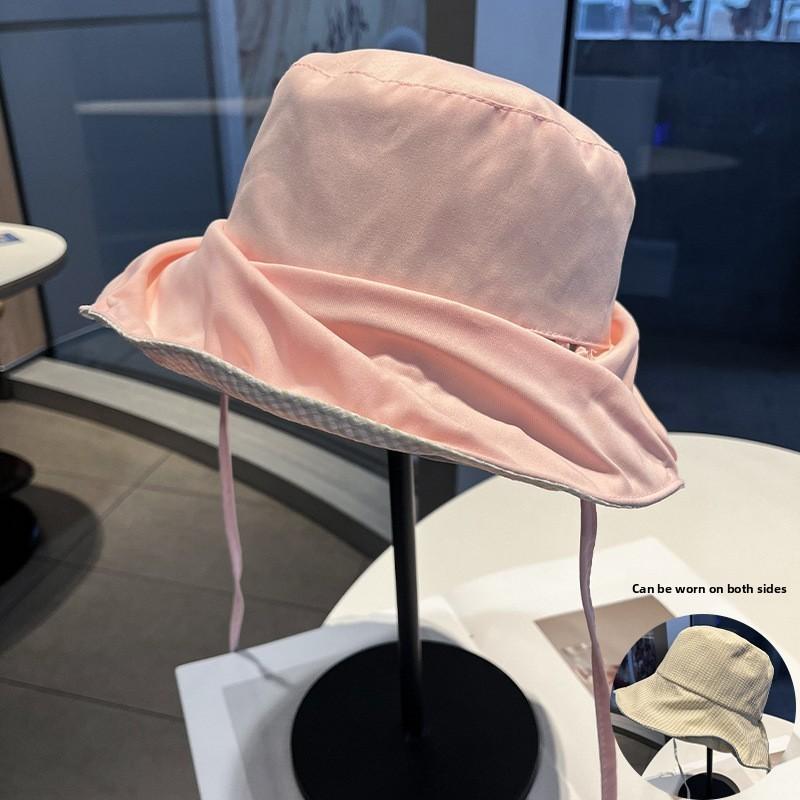 Ice Silk Farmer Hat With Wide Brim Sun Protection For Summer Casual Wear