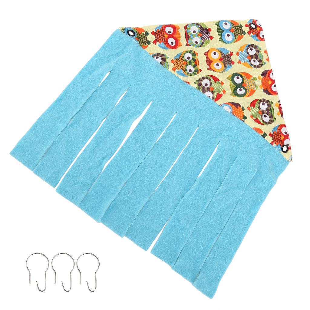 Animal Corner Hideout Canvas Flannel Corner Tent for Hamsters Ferrets Chinchillas
