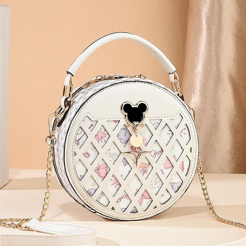 

Valentine s Day exquisite small bag portable small round bag versatile chain single shoulder messenger bag sweet wind 18*8*18