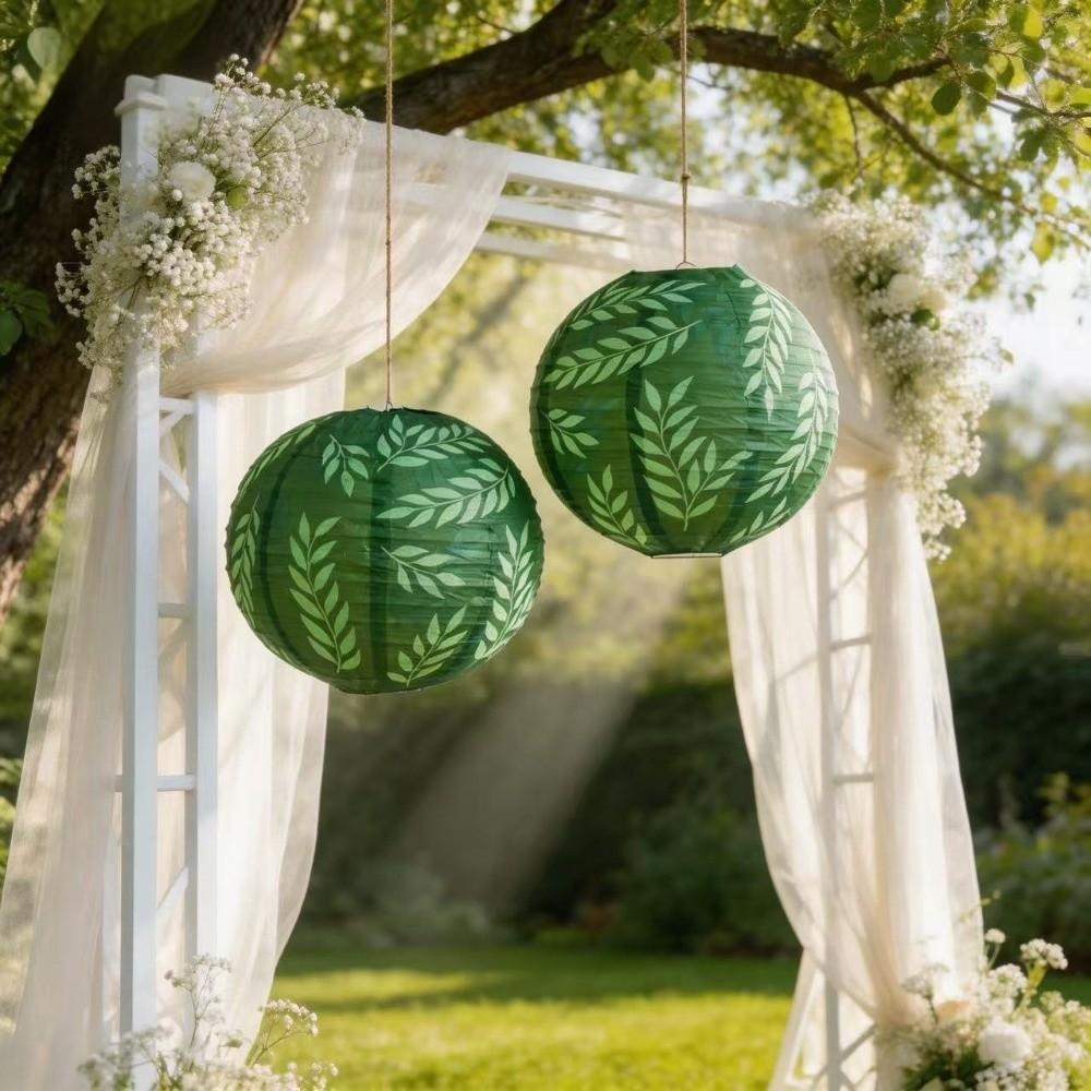 Vintage Hanging Paper Lantern Rustic Lantern Ball Holiday Supplies Folding Lantern Wedding