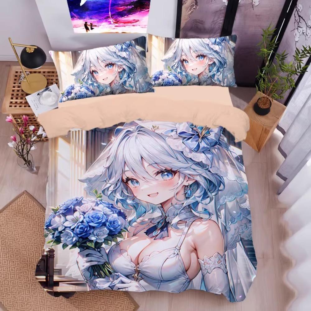 Anime character,Microfibre Bedding Sets,Children'sBirthday Gift  with Zip Room Decor Duvet Cover for Teenagers Adult Duvet Cover
