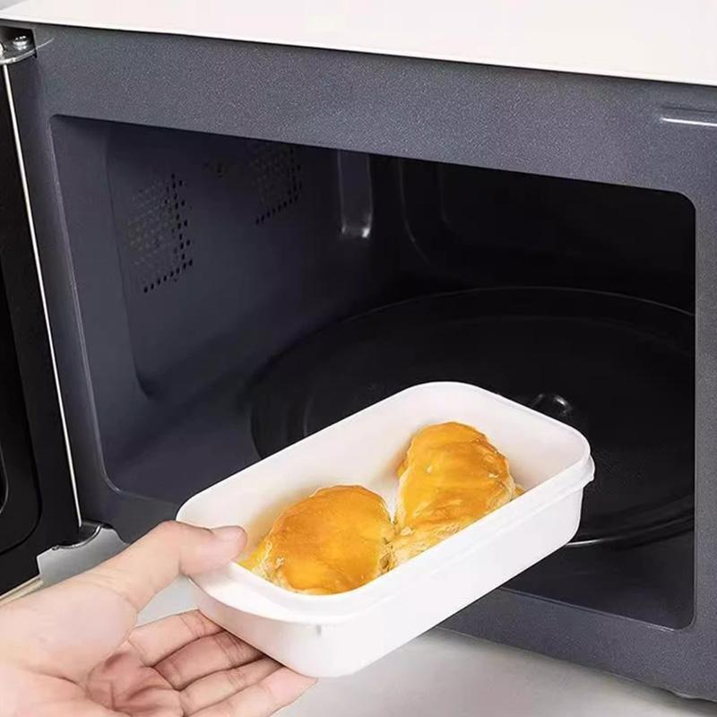 2PCS Food Vegetable Storage Container Meat Fruit Packaging Box Kitchen Sealed Storage Box Lunch Boxes Vegetable Preparation Box