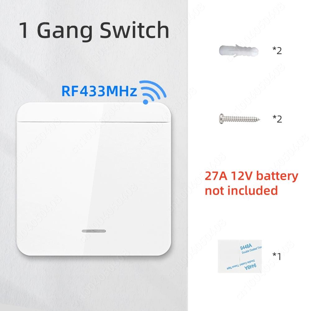 Tuya Smart Home WIFI Relay Module Switch Mini Light RF433MHz Wall Panel Switch Wireless Voice Control Timer Google Home Alexa