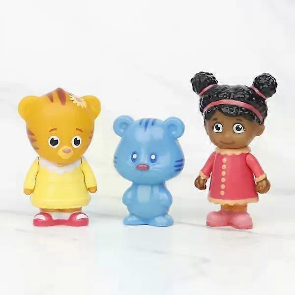 Set di Figure Amici e Famiglia del Quartiere di Daniel Tigro (Confezione da 10)