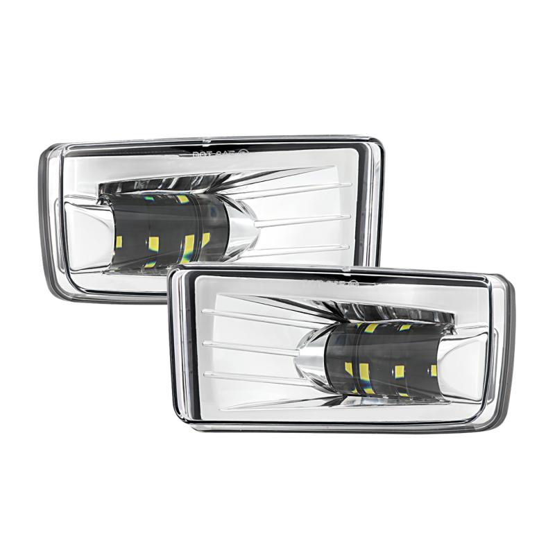 New LED Fog Lights w/ 5202 Bulbs Assembly For CHEVY GMC YUKON 2015-2016 Black Sliver Lights w/ 5202 Bulbs Fog Lamps Assembly
