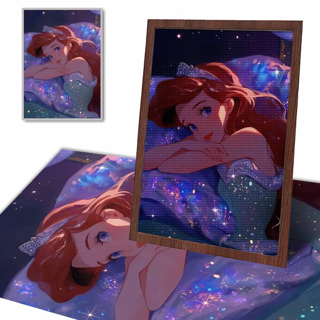 Full Round Diamond Painting The Sleeping Princess Art Rhinestone Picture Mosaic DIY 5D Cross Stitch Embroidery Home Decoration