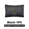 1pcs Car Leather Headrest Seat Lumbar Pillow Auto Accessories For Lamborghini LP570 LP610 Urus LP700 LP770 Gallardo Aventador byu2