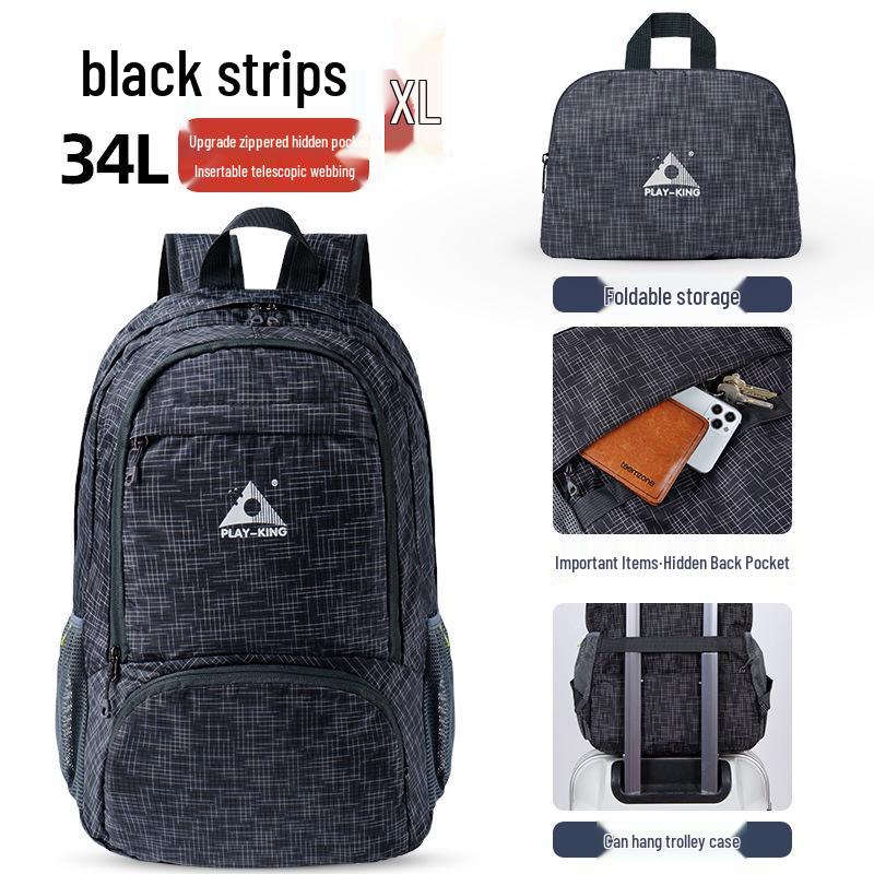 Lightweight Foldable Outdoor Backpack for Travel, Sports, Hiking, and Camping