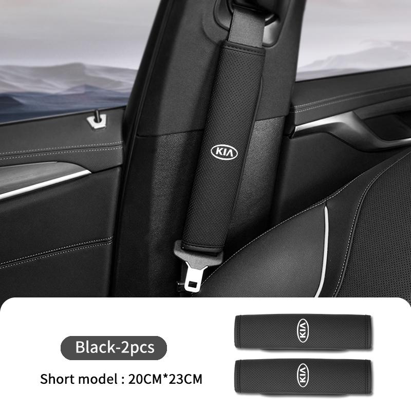 GWXN5 Car Safety Belt Cover Seat Shoulder Protector Pad Accessories For KIA K5 K2 Rio Optima Sportage Venga Sorento Stonic Forte